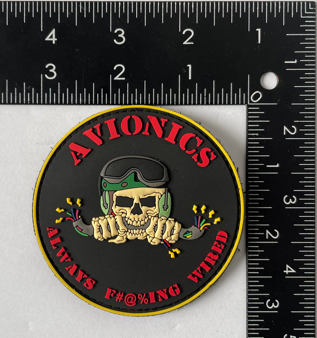 Avionics PVC Shoulder Patch