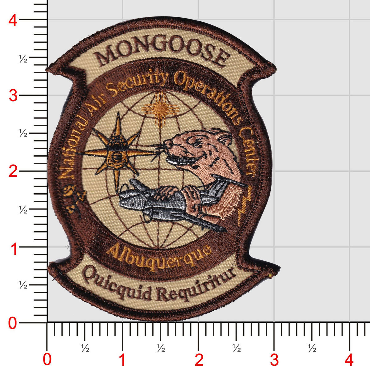 US Customs and Border Protection, Albuquerque Air Branch, NASOC Mongoose Patches