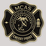Officially Licensed MCAS Cherry Point Aircraft Rescue and Firefighting Sticker