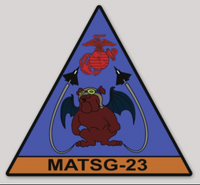 Officially Licensed USMC Marine Aviation Training Squadron MATSG-23 sticker