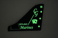 Official VMA-231 Ace of Spades Retirement Tail Flash PVC Glow Tail Flash Patch
