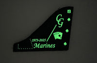 Official VMA-231 Ace of Spades Retirement Tail Flash PVC Glow Tail Flash Patch