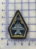US Navy EA-18G Growler leather patch