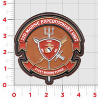 Officially Licensed 22nd MEU Leather Patches