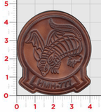 Officially Licensed HMH-777 Flying Armadillos leather patch