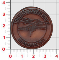 Officially Licensed US Navy Seahawk WTI Leather Patches