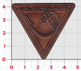 Officially Licensed US Navy Naval Test Wing Pacific Leather patch