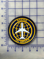 Official Boeing 767 Driver Leather Patch