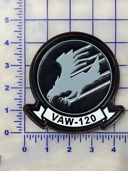 Officially Licensed US Navy VAW-120 Greyhawks Leather Patch
