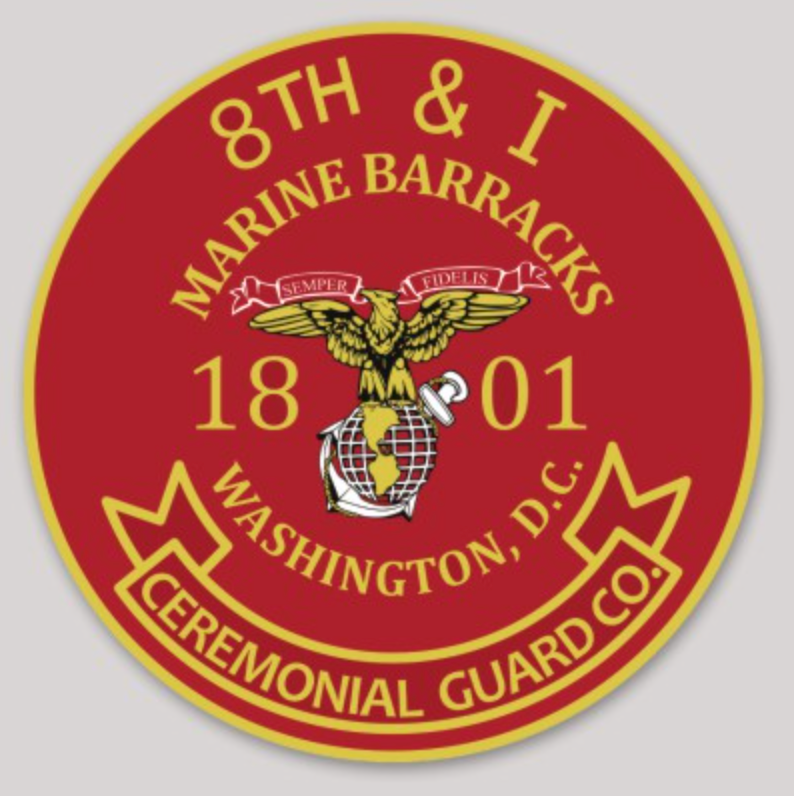 Officially Licensed Marine Corps Barracks 8th & I Sticker
