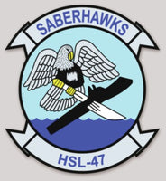 Officially Licensed HSL-47 Saberhawks Sticker