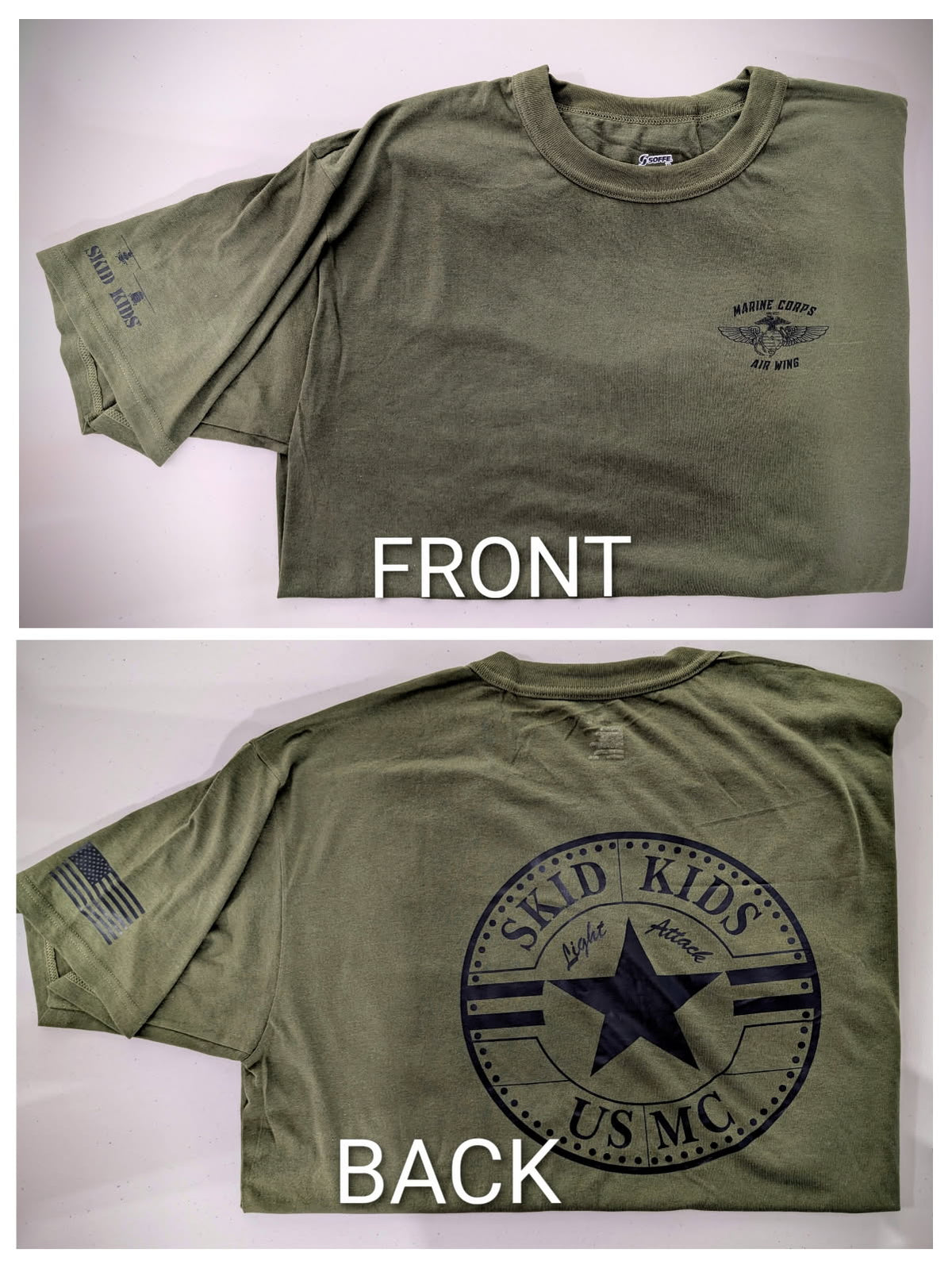 Officially Licensed USMC Skid Kids T-shirt for 2018