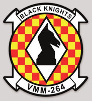Officially Licensed USMC VMM-264 Black Knights Sticker