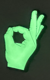 Gotcha! Circle Game PVC Glow in the Dark Patch