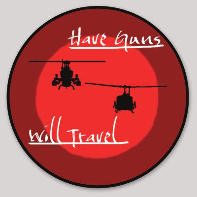 USMC HML-167 Warriors "Have Guns Will Travel" Sticker