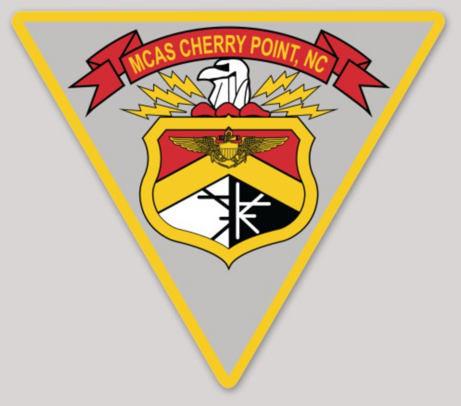 Officially Licensed USMC MCAS Cherry Point Sticker