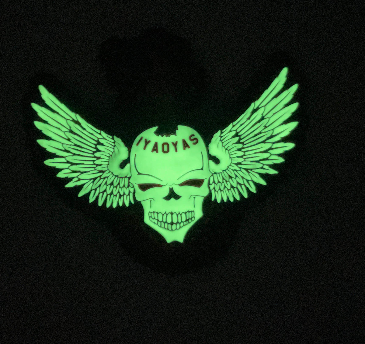 IYAOYAS PVC Skull Glow Patch