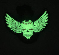 IYAOYAS PVC Skull Glow Patch