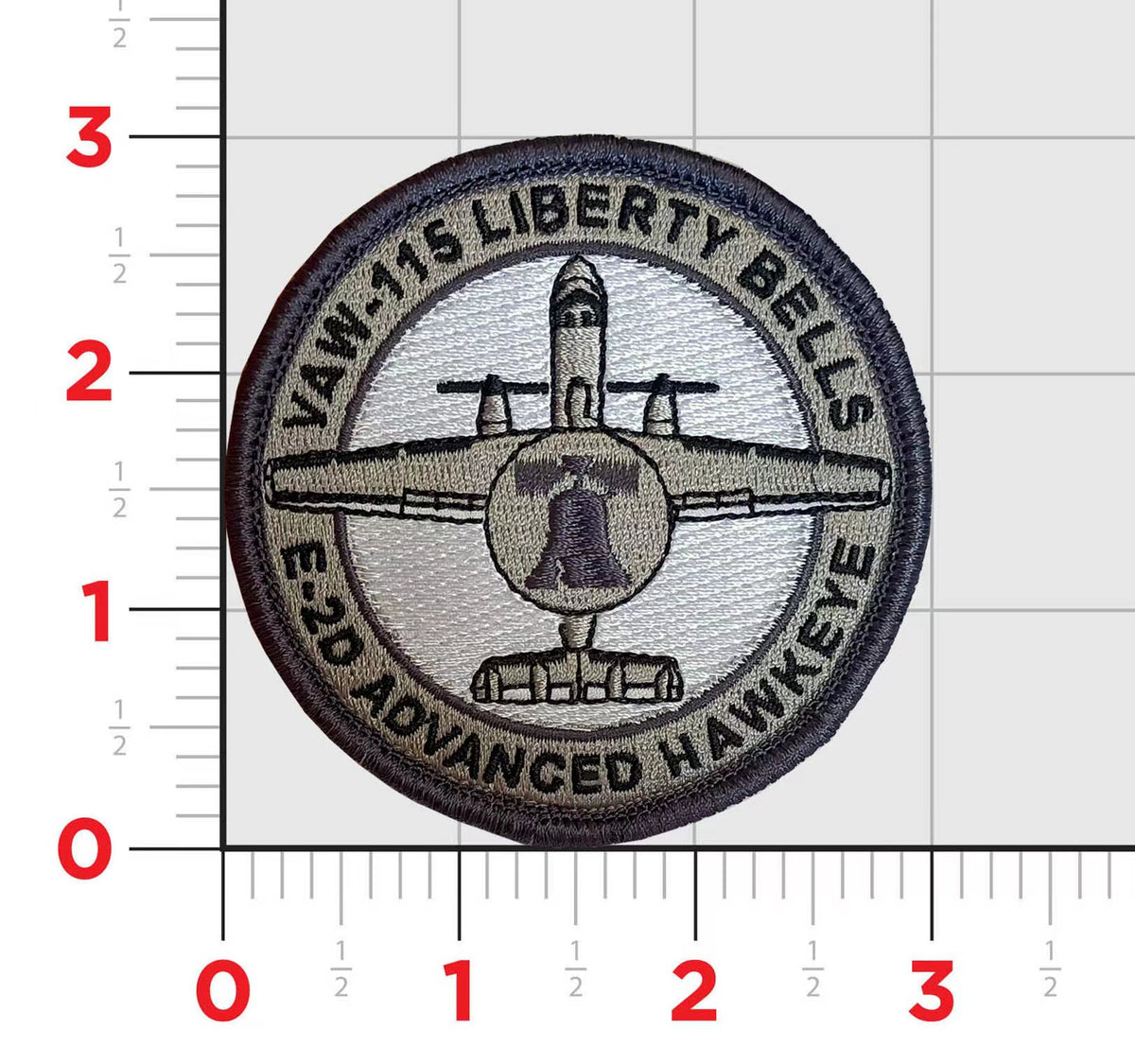 Official VAW-115 Liberty Bells E-2D Hawkeye Shoulder Patch
