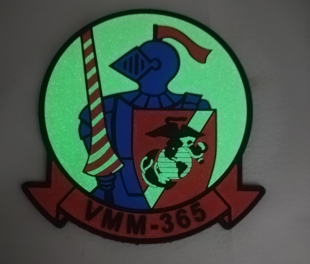 Officially Licensed USMC VMM-365 Blue Knights PVC Patch