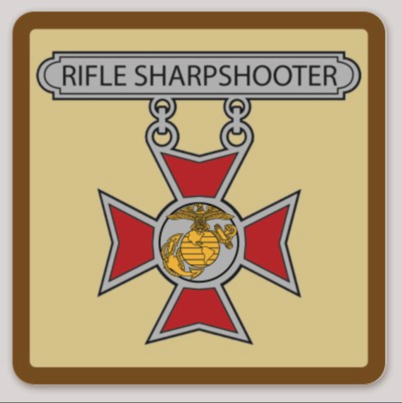 Official Rifle Sharpshooter Sticker