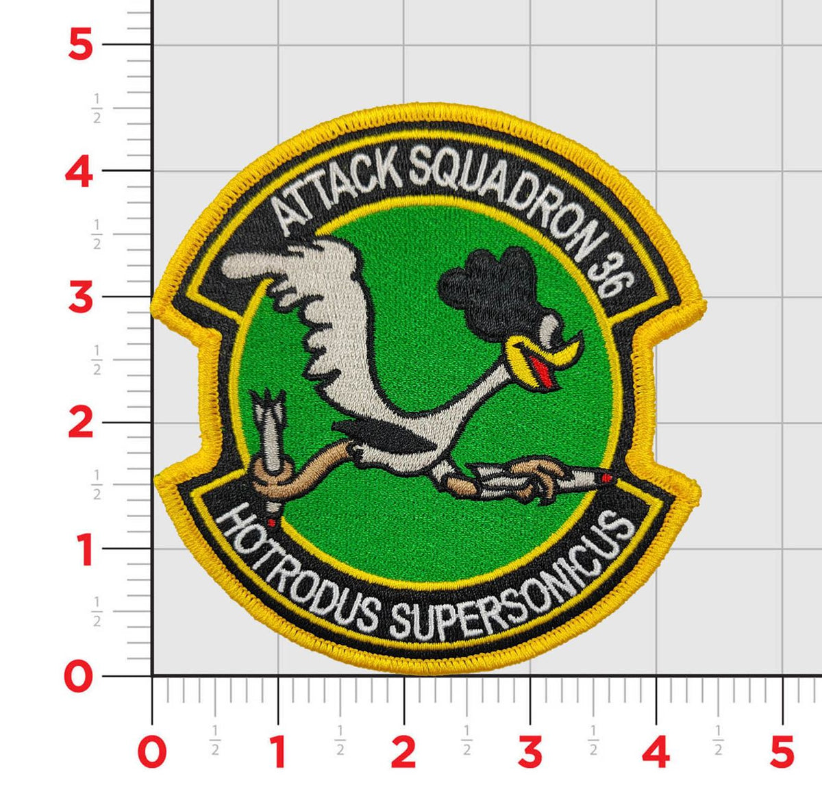Officially Licensed US Navy VA-36 Roadrunners Patch