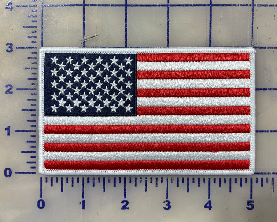 VMFA-533 Hawks Felt Leather Jacket US Flag Shoulder Patch