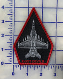 Official VX-31 Dust Devils EA-18 Growler and EA-18 Rhino shoulder patch