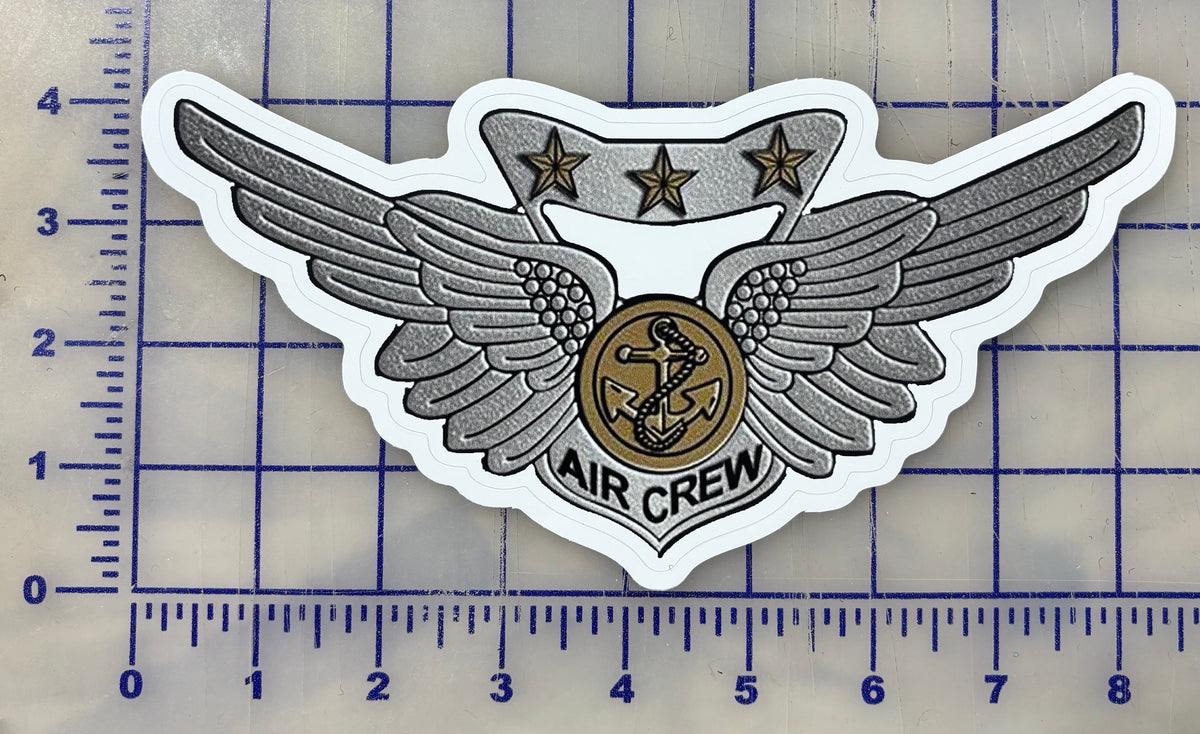 Combat Aircrew Wings Sticker