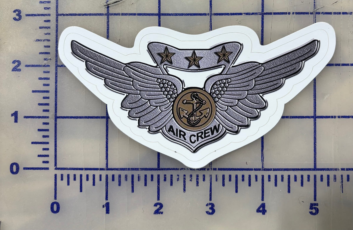 Ab Wing Sticker Buy Combat Aircrew Wings Sticker| MarinePatches.com – MarinePatches.com ...