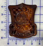 Officially Licensed USMC VMFA-312 Checkerboards Leather Squadron Patches