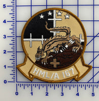 Officially Licensed USMC HML/A-167 Warriors Patches