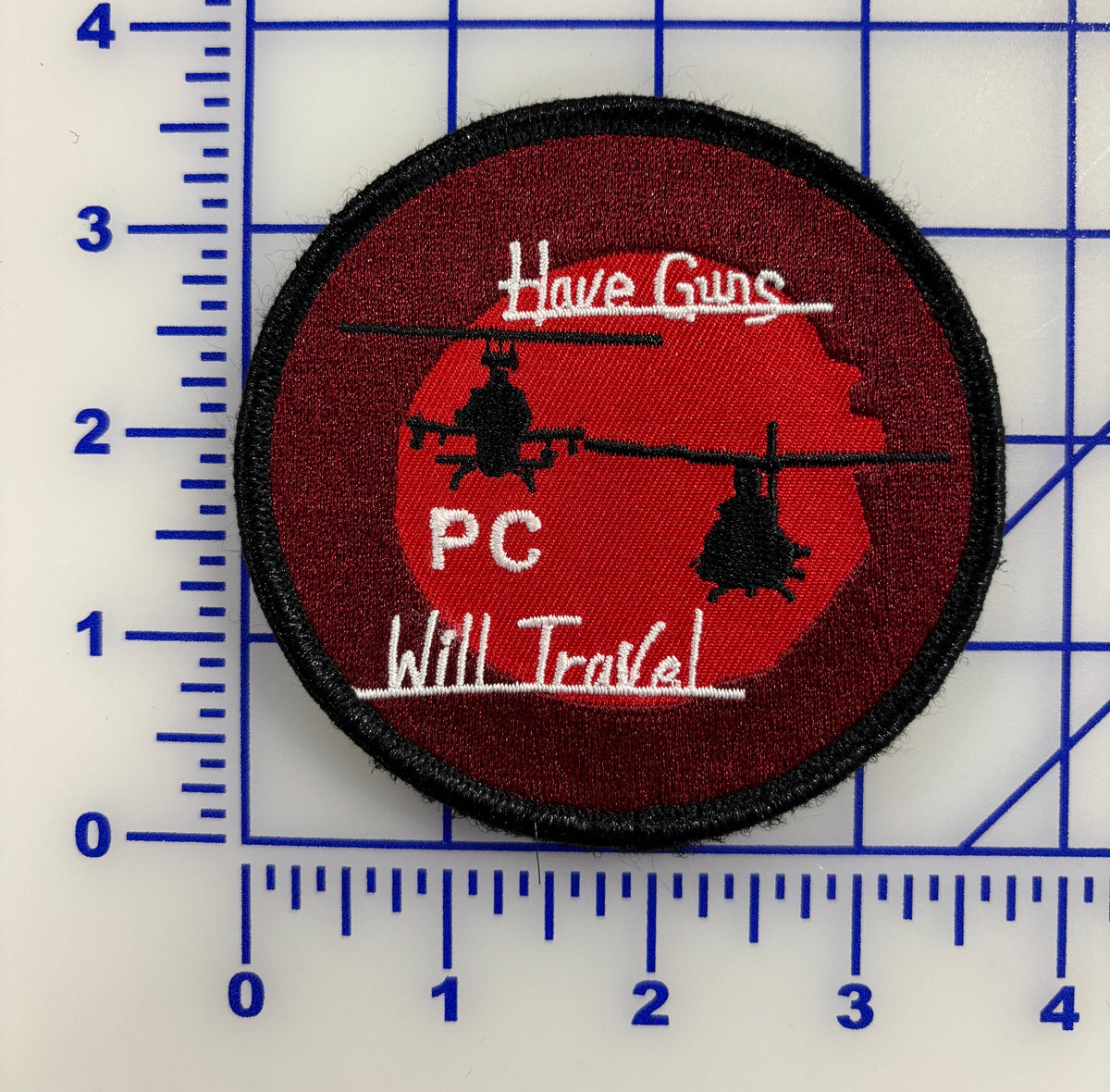 Official HMLA-167 Have Guns Will Travel Shoulder Patches