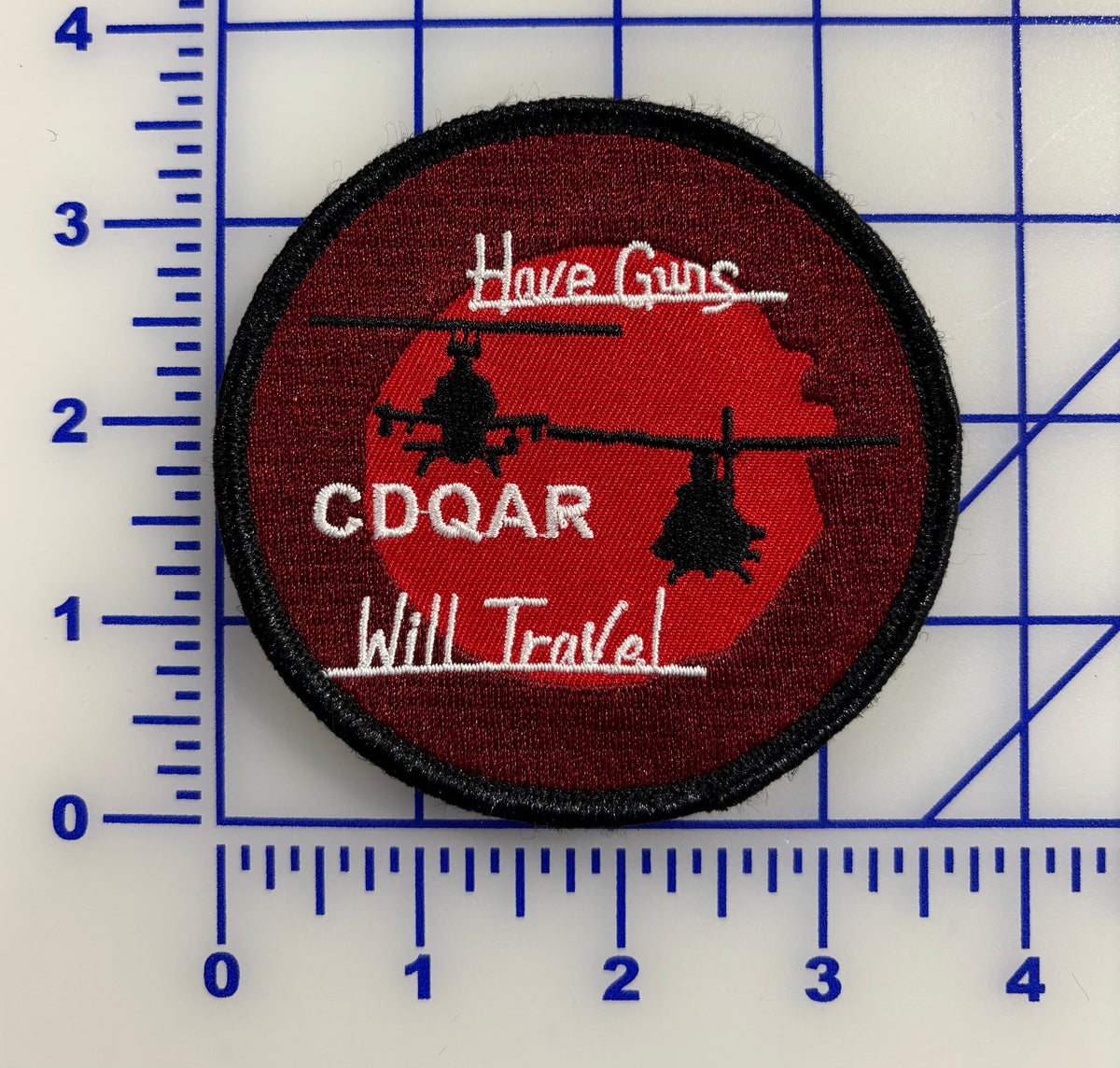 Official HMLA-167 Have Guns Will Travel Shoulder Patches