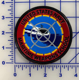 Officially Licensed US Navy Maritime Weapons School leather patch
