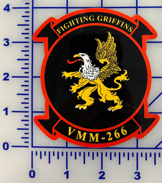 Officially Licensed USMC VMM-266 Fighting Griffins Sticker