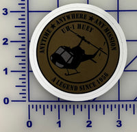 UH-1 Huey Legend Stickers