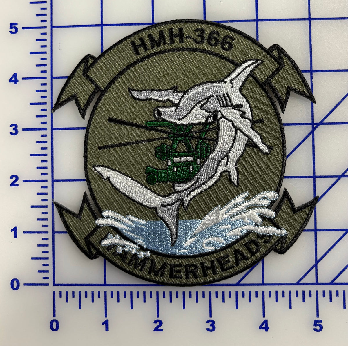 Official HMH-366 Hammerheads Throwback Patch
