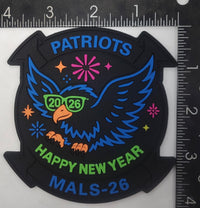 Official MALS-26 Patriots New Year 2026 PVC Patch