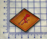 Officially Licensed USMC VMFA-232 Red Devils Rhombus Leather Patch