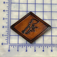 Officially Licensed USMC VMFA-232 Red Devils Rhombus Leather Patch