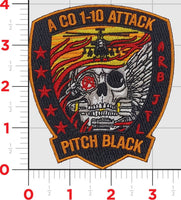 Official Alpha Company 1-10 Attack Pitch Black Patch