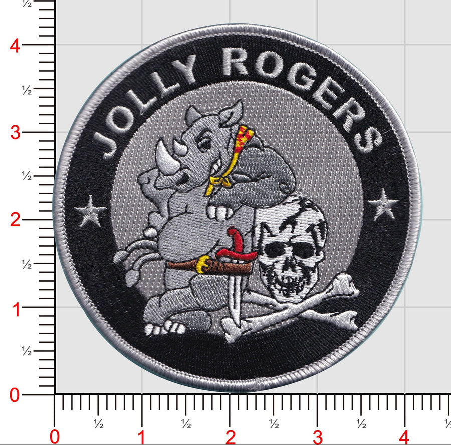 Official VFA-103 Jolly Rogers Rhino Patch