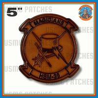 Officially Licensed US Navy HSM-35 Magicians Squadron Leather Patch