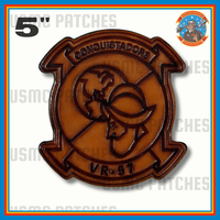 Officially Licensed US Navy VR-57 Conquistadors Squadron Leather Patch