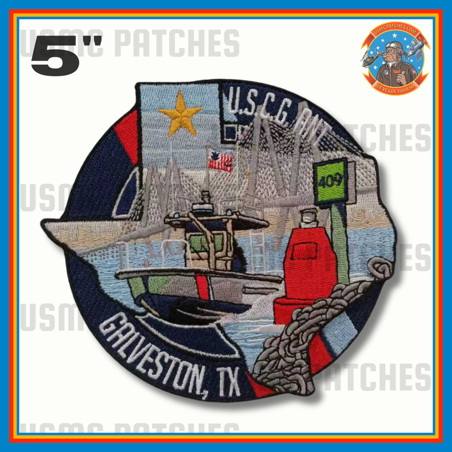 Official U.S.C.G. ANT Galveston, TX Patch