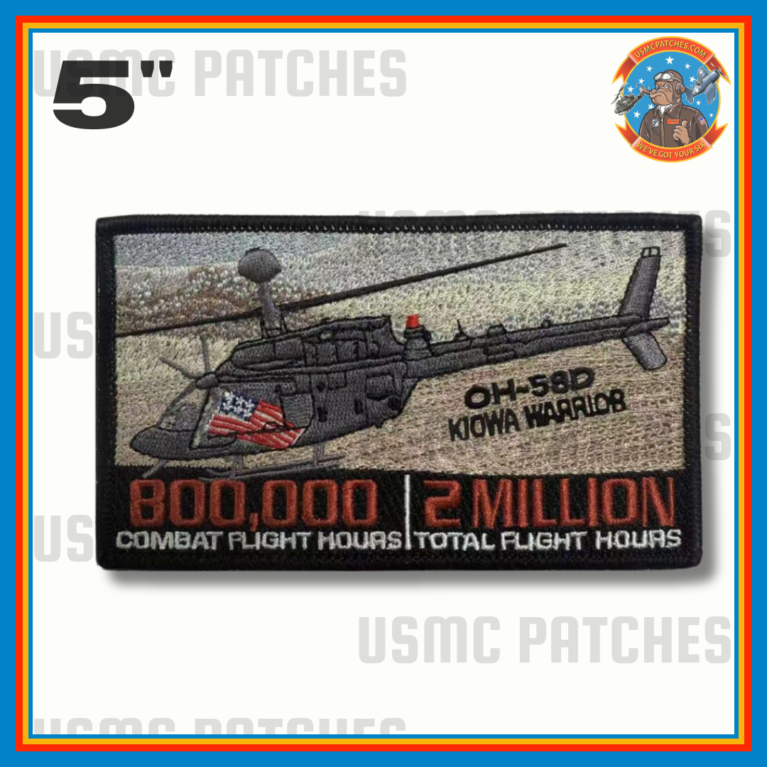Official OH-58D Kiowa Warrior Patch