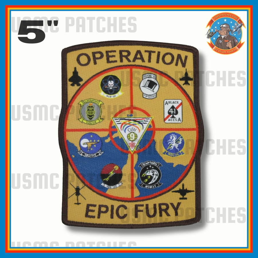 Official VFA-151 Vigilantes Operation Epic Fury Patch