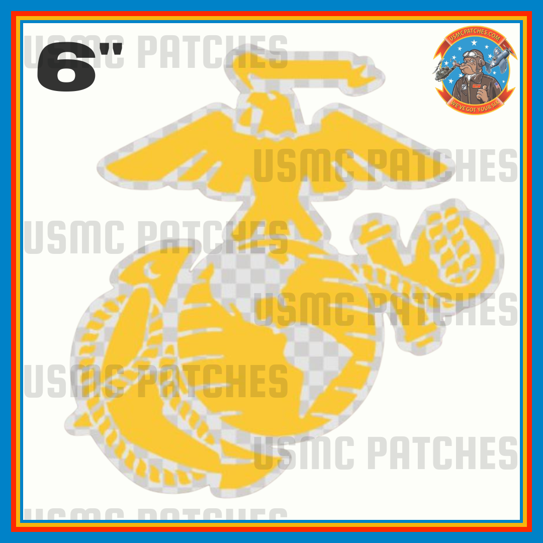 Officially Licensed USMC Eagle Globe And Anchor Sticker
