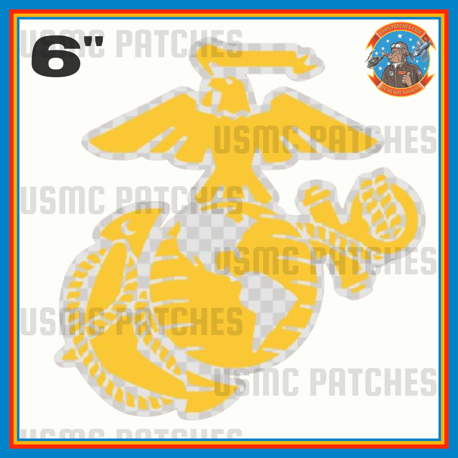 Officially Licensed USMC Eagle Globe And Anchor Sticker
